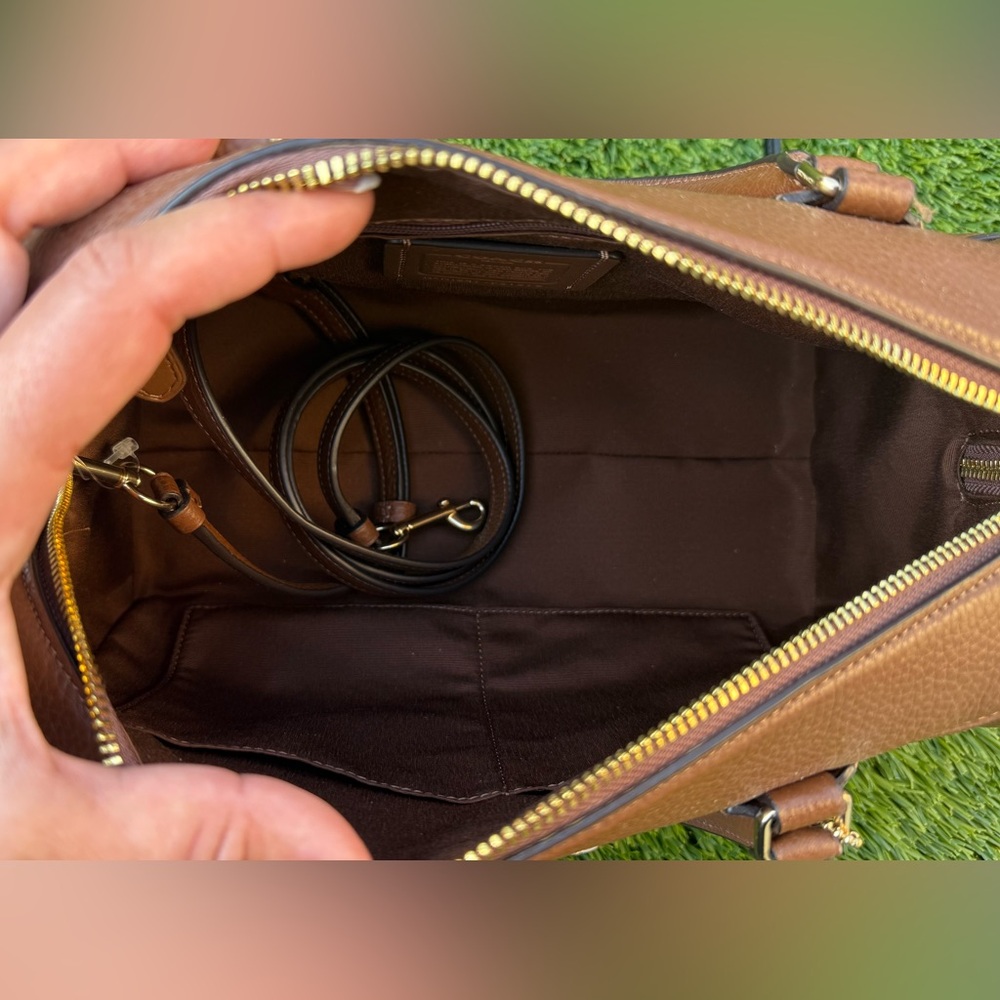 Coach Brown Leather Satchel - Picture 5 of 5